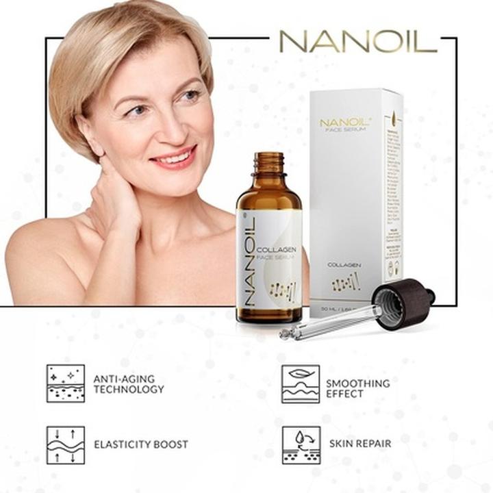 Actual product image Nanoil Face serum with collagen (50 ml)