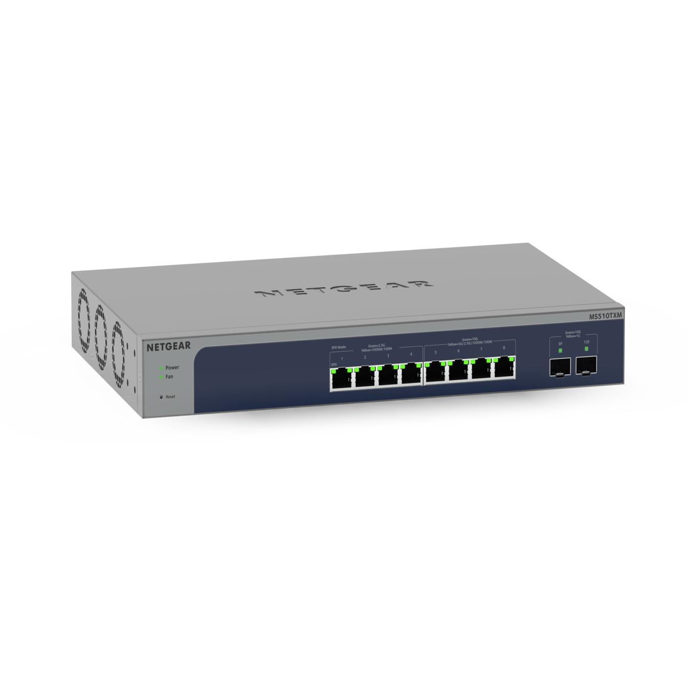 Netgear MS510TXM (8 Ports), Netzwerk Switch, Grau