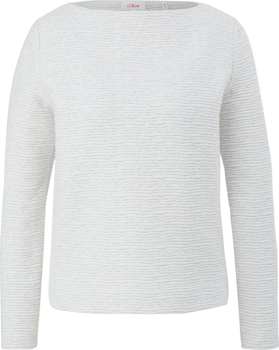 Produktbild s.Oliver Sweatshirt Sweatshirt mit Musterstruktur (32)