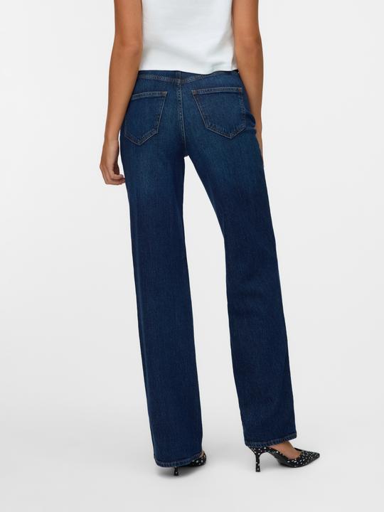 Actual product image Vero Moda VMTESSA Hohe Taille Weiter Beinschnitt Jeans Weit geschnitten (W26/L30)