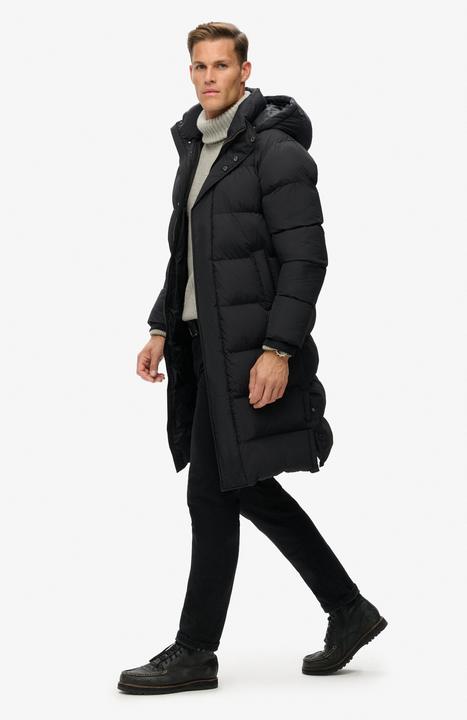 Actual product image Superdry Long hooded down jacket (M)