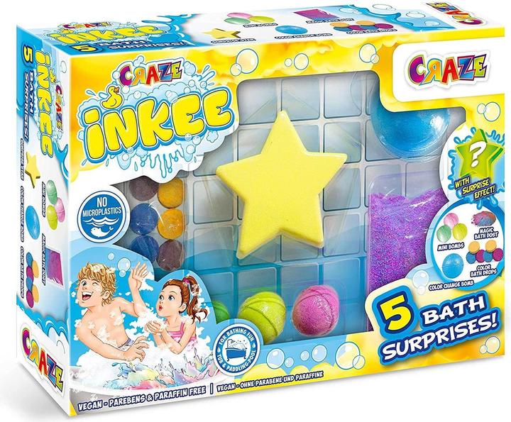 Produktbild Craze Inkee Set mit 5 Badeüberraschungen (1 ml, Badesalz)