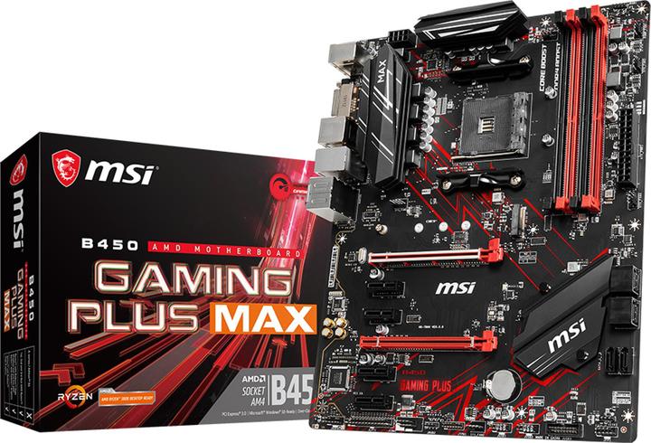 Immagine prodotto MSI B450 Gaming Plus MAX (AM4, AMD B450, ATX)