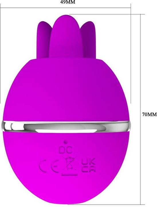 Produktbild Pretty Love Gemini Ball Lila. Runder Vibrator Aus Silikon