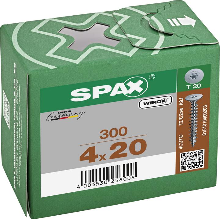 Produktbild Spax Rückwandschrauben (300 Schrauben pro Stück)