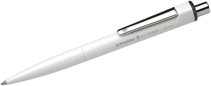 Image du produit Schneider Stylo à bille K3 Biosafe (Blanc/Noir, 1 x)