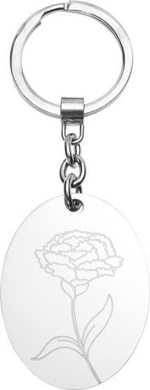 Image du produit HCA Schlüsselanhänger "Flower Garden" - Edelstahl - Nelke