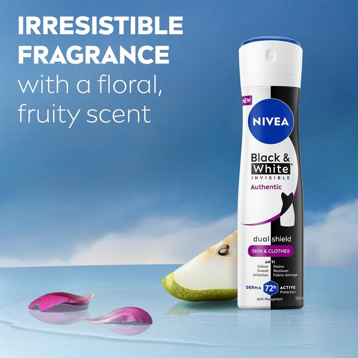 Image du produit NIVEA B&W Authentic Spray 150 Ml (Spray, 150 ml)