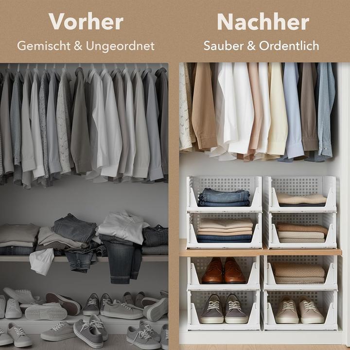 Produktbild Ally Maison 3er Set Faltbare Schrank-Organizer (3x)