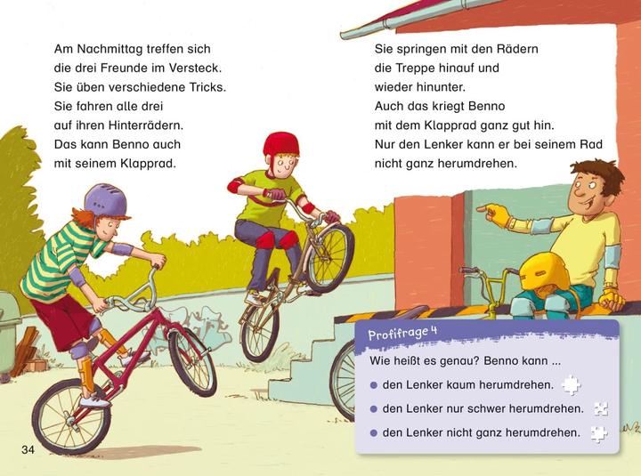 Produktbild Duden Leseprofi BMX und sonst nix, 2. Klasse (Deutsch, Christian Tielmann, Markus Spang, 2018)