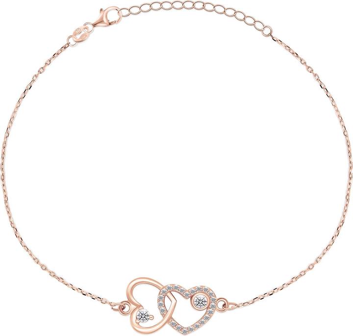 Produktbild Brilio Silver - Romantic bronze bracelet with zircons BRC32R