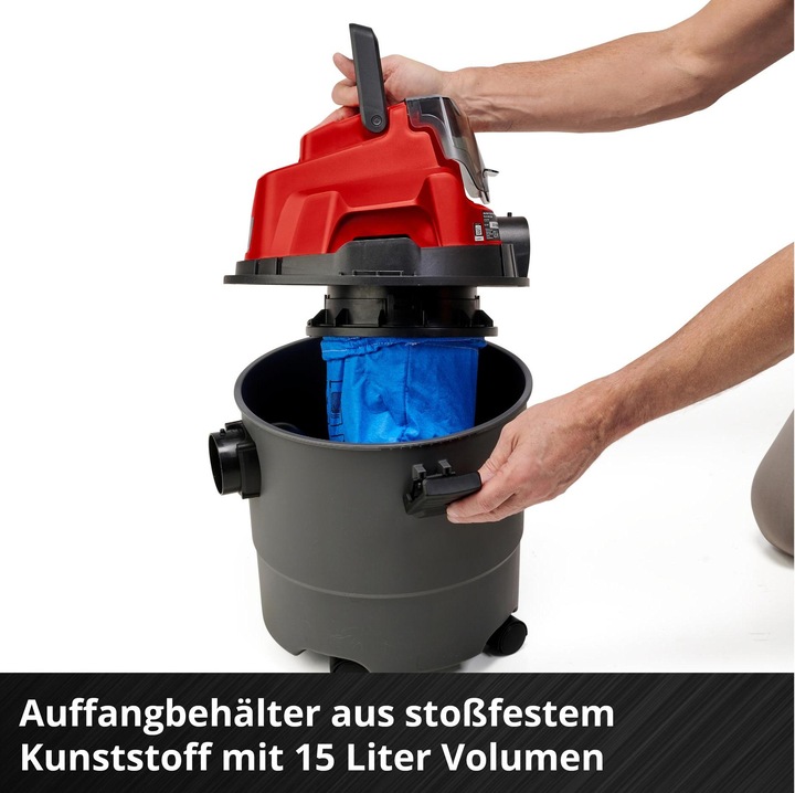 Immagine prodotto Einhell TC-VC 18/15 Li-Solo 2347145 (Aspirapolvere a umido e a secco)