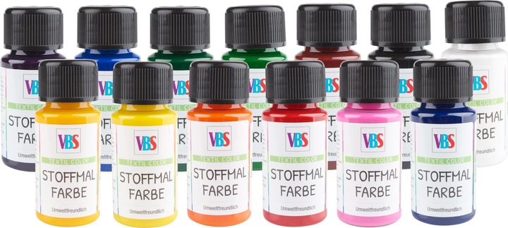Image du produit VBS Peinture pour tissu, 50 ml (Bleu brillant, 50 ml)