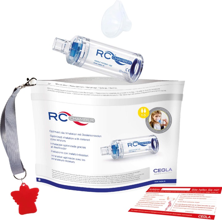 Actual product image RC Chamber children 1-5 years with mask, 1 pc. Masks