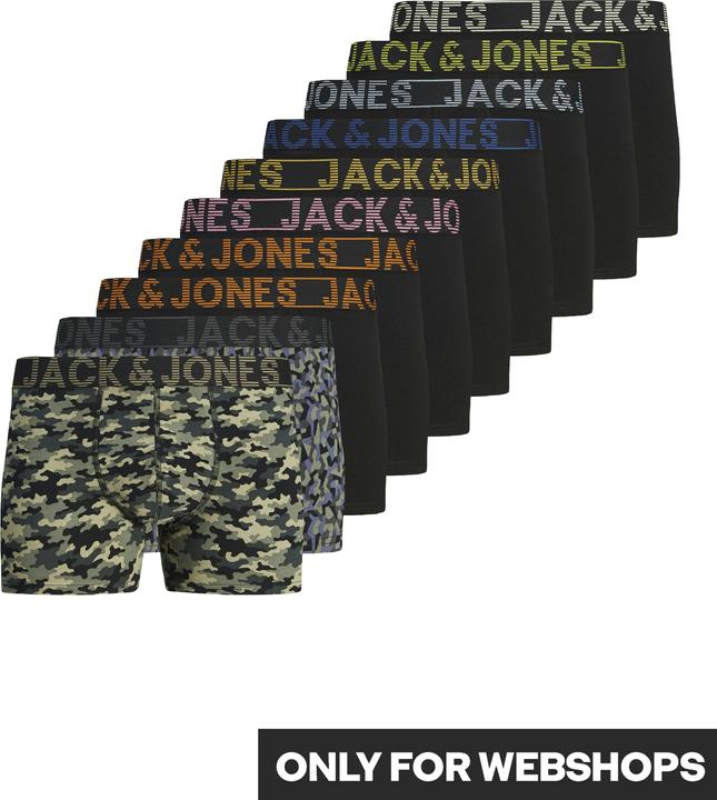 Produktbild Jack & Jones Boxershort Casual Stretch JACDANNY TRUNKS 10 PACK (S, 10er Pack)