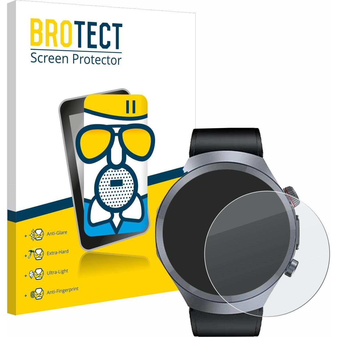 BROTECT Schutzglas Schutzfolie Displayschutz Display Schutz Glas Folie matt, Smartwatch Schutzfolie, Grau