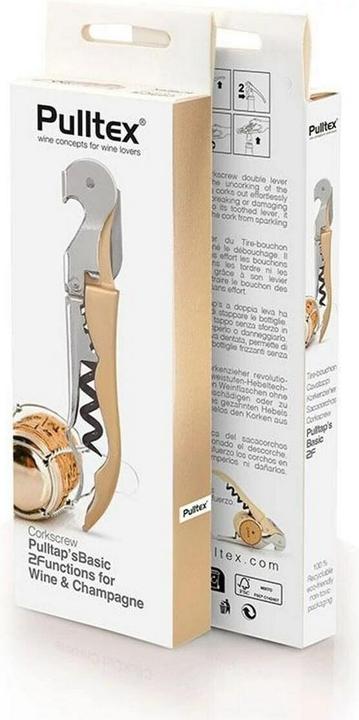 Immagine prodotto Pulltex Cavatappi Pulltap's 2F Beige/Argento (Cavatappi)
