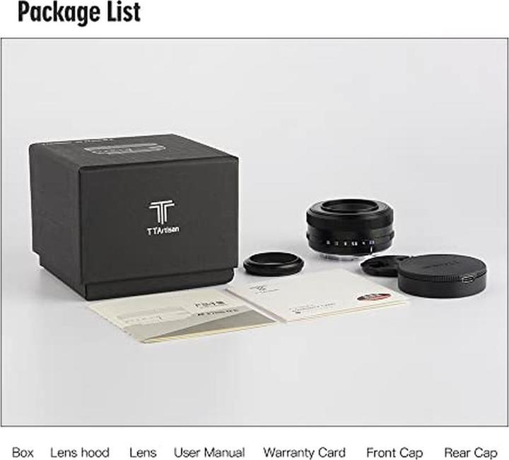Actual product image TTArtisan AF 27mm f/2.8 XF Fujifilm X (Fujifilm X, APS-C / DX)