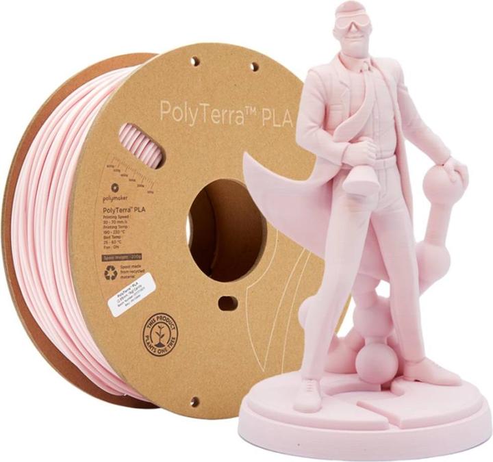 Image du produit Polymaker PolyTerra (PLA, 1.75 mm, 1000 g, Pink)