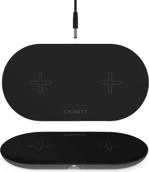 Cygnett TwoFold2 20W Dual Wireless Charger Black (20 W)