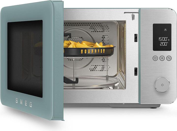 Image du produit Smeg Kombi-Mikrowelle MOC02EGMEU, 9 Fkt, 2100W, Smaragdgrün matt (27 l)