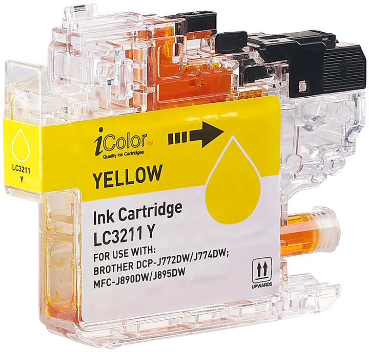 Actual product image IColor Ink cartridge LC-3211Y for Brother printers (Y)