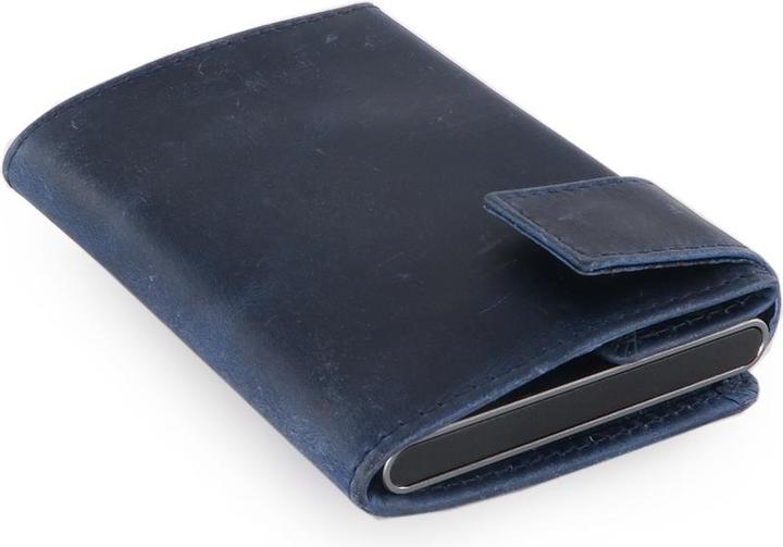 Actual product image SecWal 2 Kartenetui mit Münzfach, blau, 10 Karten, RFID