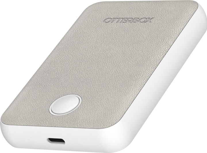 Actual product image OtterBox Wireless Power Bank (7.5W) 5000mAh USB-C Port White (5000 mAh, 12 W)