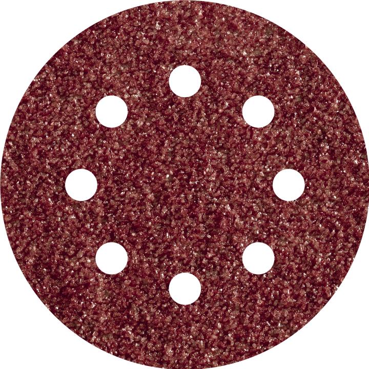 Actual product image wolfcraft 25 Adhesive grinding discs exc. corundum K80 ø115 (80)