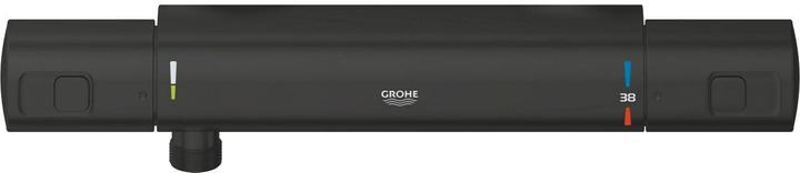 Actual product image Grohe Precision Start QuickFix thermostatic mixer for shower, 153mm spigot (CH), matt black