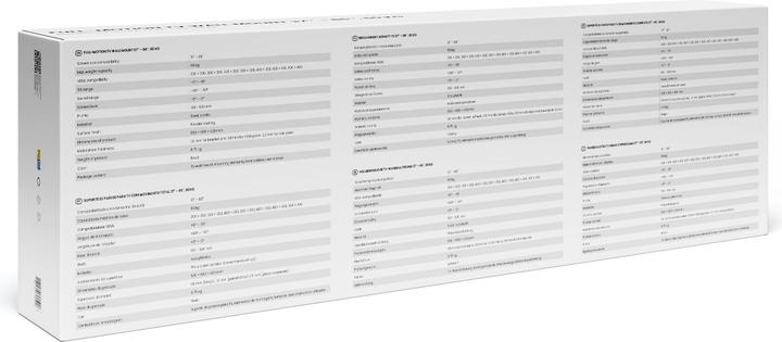 Produktbild Savio UTV-04 Halterung Aktive Halterung Schwarz (Wand, 60 kg, 37" - 86")