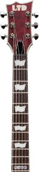 Actual product image ESP LTD EC-401 Electric Guitar See Thru Cherry Sunburst (Electric guitar, Mahogany, Pao-Ferro, Electric guitar)