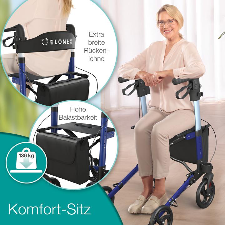 Actual product image Aktivshop Leichtgewichtrollator »Move«, Blau