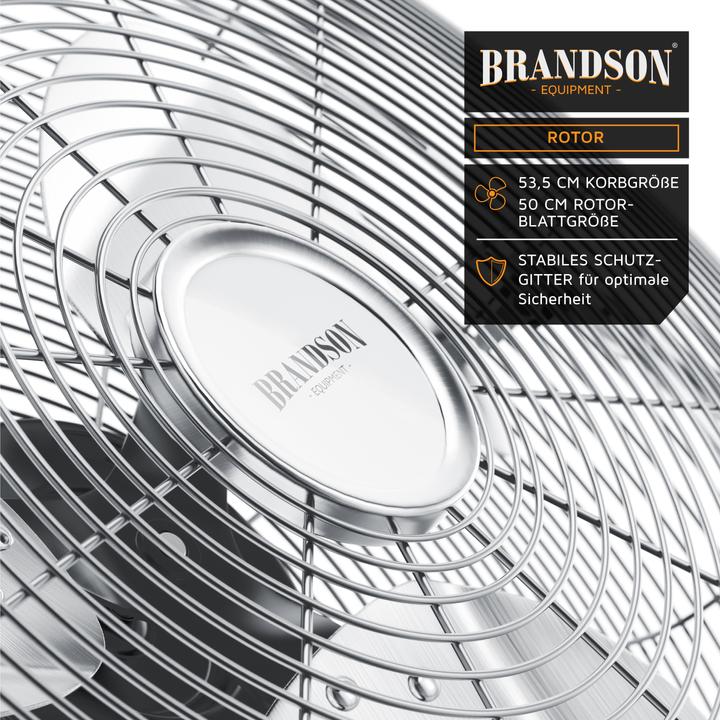Immagine prodotto Brandson Macchina del vento, ventilatore retrò, 160W, ventilatore da pavimento, alto flusso d'aria (69 dB)
