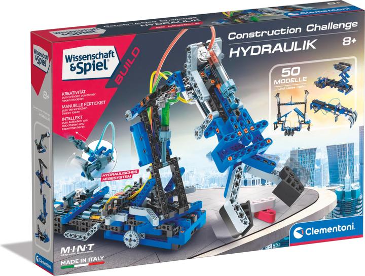 Image du produit Clementoni Construction Challenge - Hydraulique, Kit bras hydraulique, Mécanique & Technique