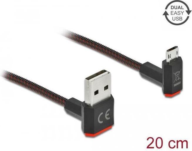 Produktbild Delock A – Micro B (0.20 m, USB 2.0)
