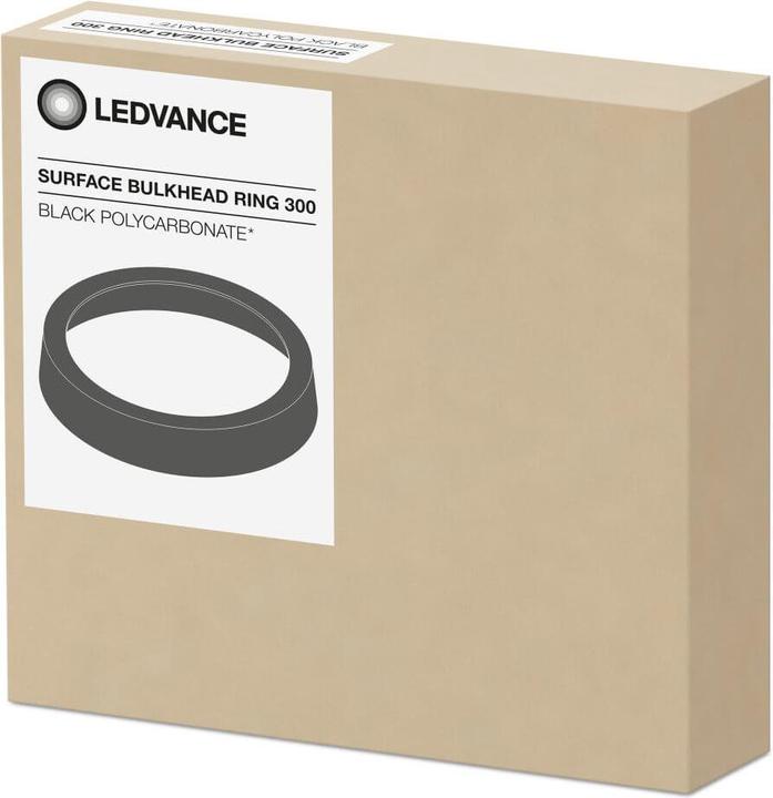 Produktbild Ledvance Anbauleuchten Surface Bulkhead RING 300 schwarz