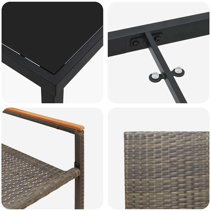 Actual product image vidaXL Garden dining set (80 cm)