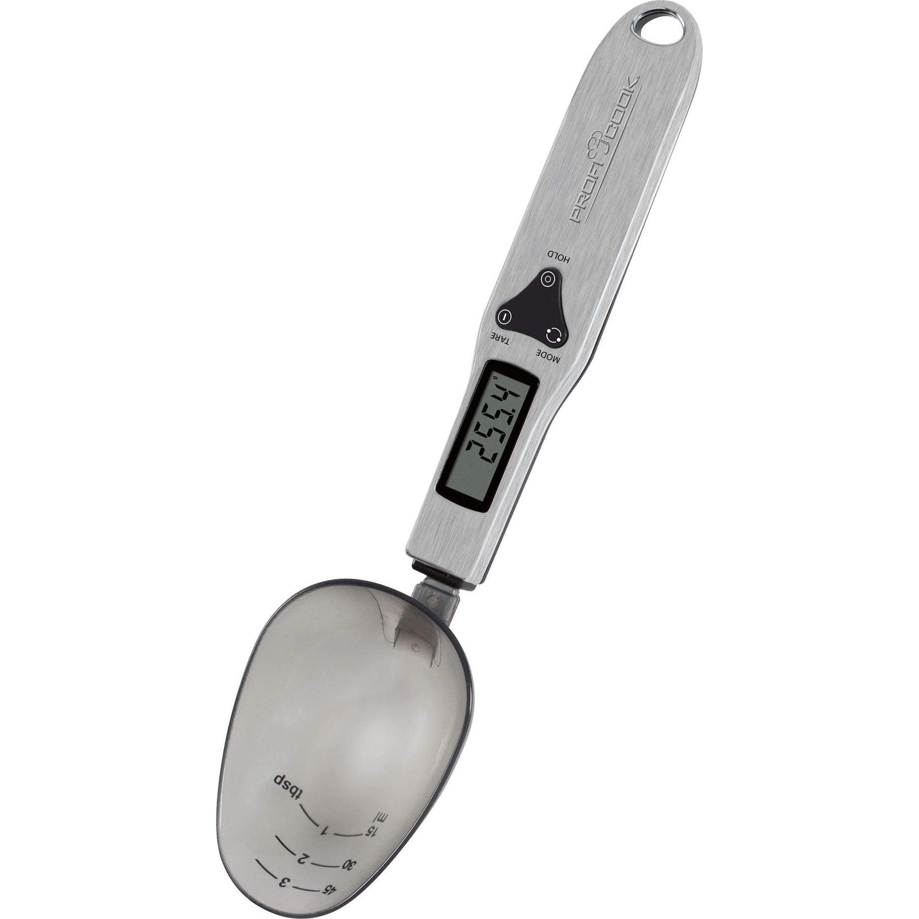 Proficook Löffelwaage, Küchenwaage, Silber