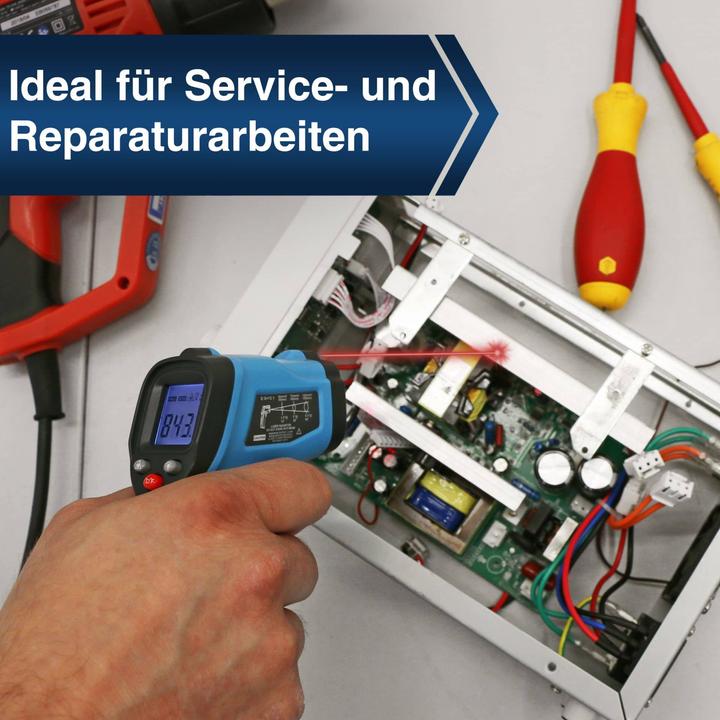 Image du produit Peaktech 4940 - Thermomètre infrarouge -50 à +600°C