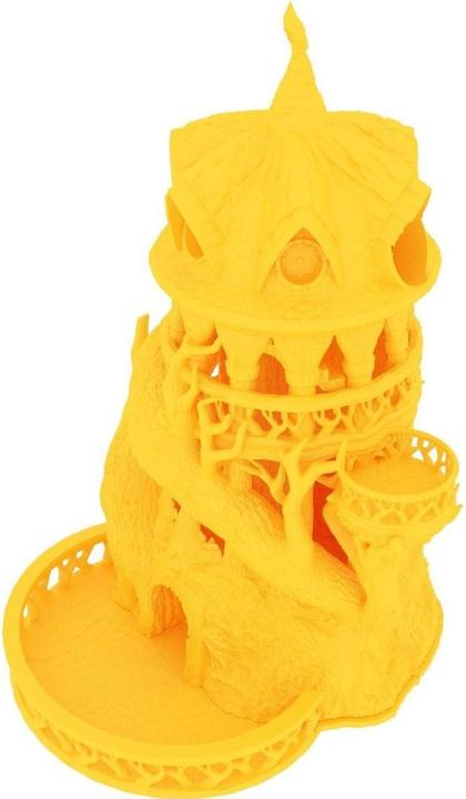 Produktbild Feldherr Fates End Würfelturm Druid gelb – 3D Tabletop Zubehör (Kunststoff)