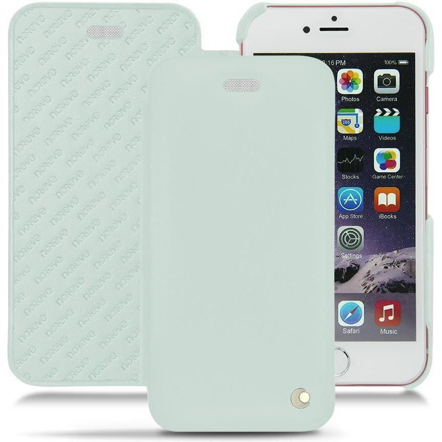 Noreve Lederschutzhülle horizontal (Apple iPhone 6s Plus), Smartphone Hülle, Blau