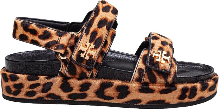 Actual product image Tory Burch kira sandal in leopard print leather (36)