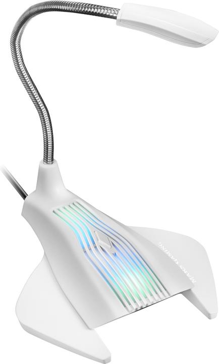 Produktbild Mars Gaming Microphone Sur Pied Mmic RGB (Blanc)