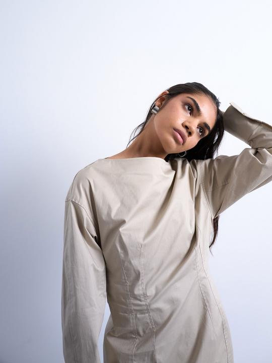 Image du produit Spokey Normal geschnitten U-Boot Ausschnitt Kurzes Kleid Kleid (38)