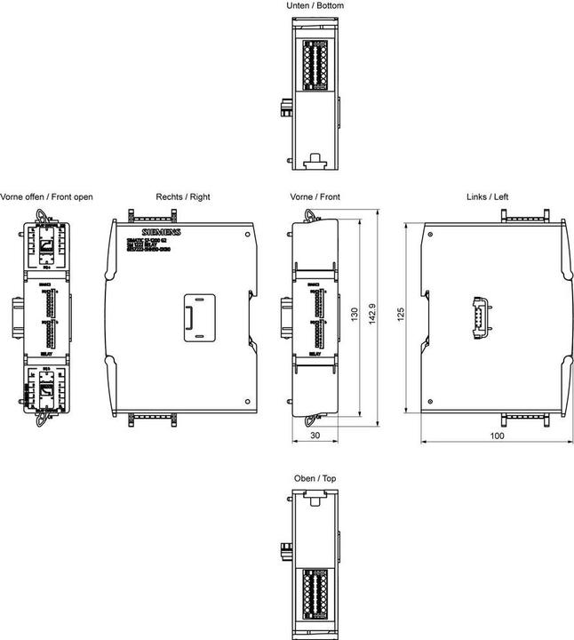 Actual product image Siemens SIMATIC 6ES7232-4HF50-0XB0 S7-1200 G2 SM 1232 AO 8x 14 bit