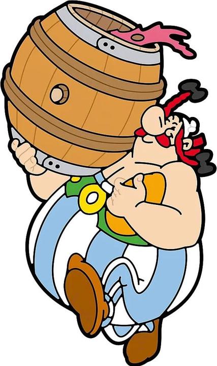 Image du produit Plastoy - Astérix - Aimant en gomme Astérix chez les Bretons (1x)