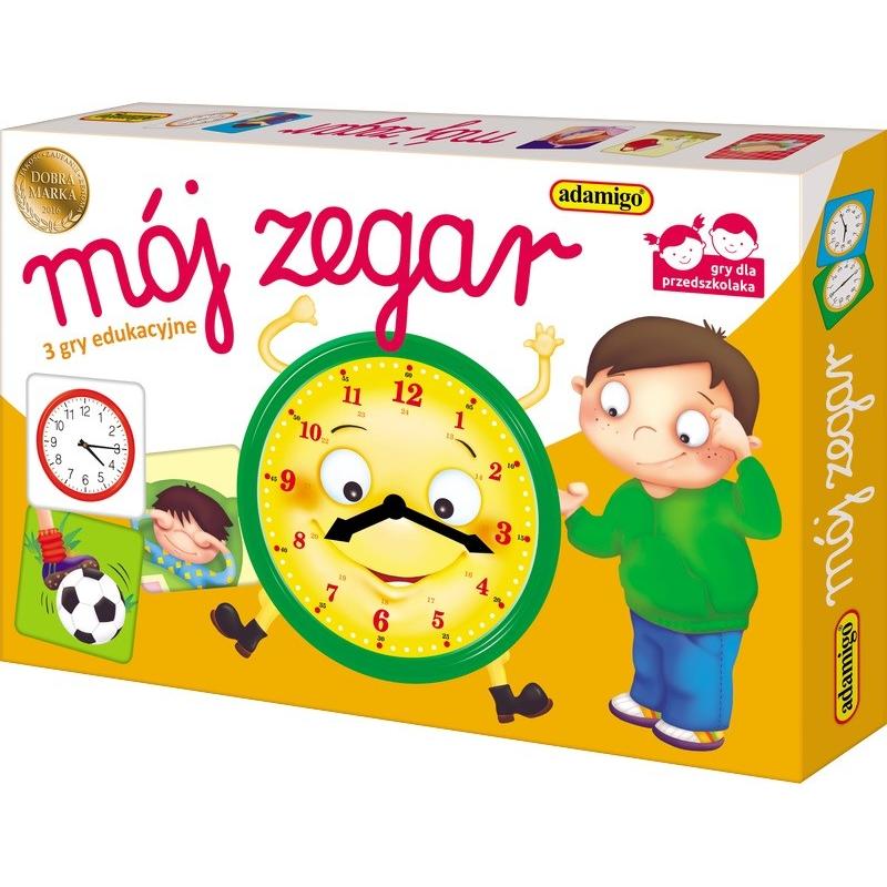 Adamigo Mój zegar - loteryjka edukacyjna 07165 (Polnisch)