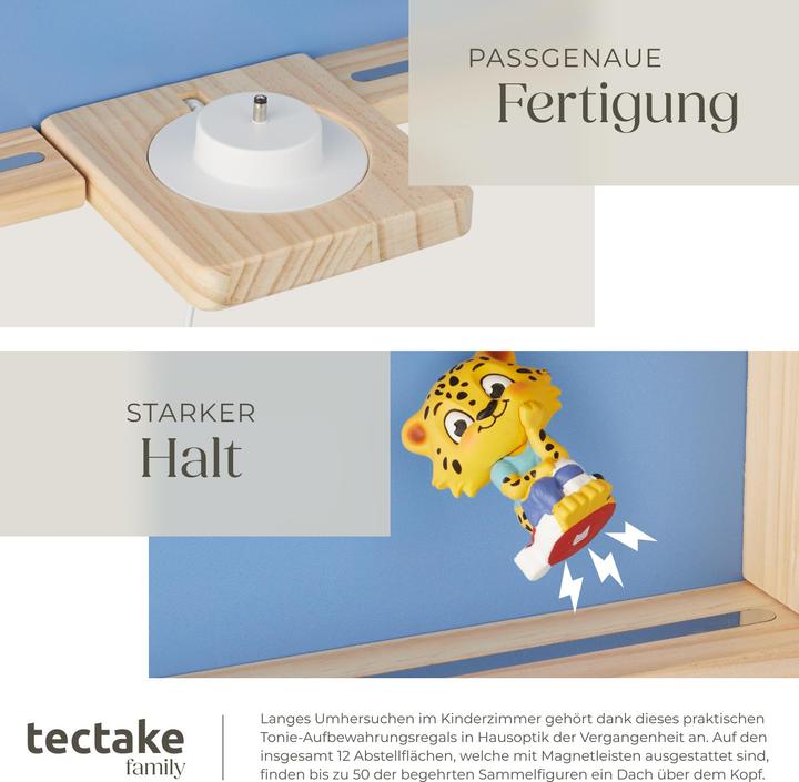 Actual product image tectake Scaffale da parete Mylittle Story per fino a 50 Tonies