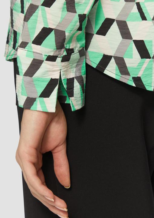 Actual product image s.Oliver Bluse Strukturierte Bluse mit V-Ausschnitt (40)